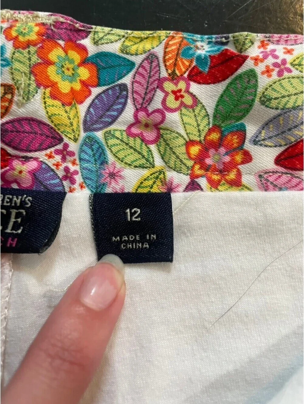 The Children's Place Girls' Floral Stretch Skirt Size 12 (XS)